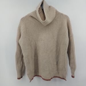 rag & bone cashmere cowlneck oversized sweater Cream XXS